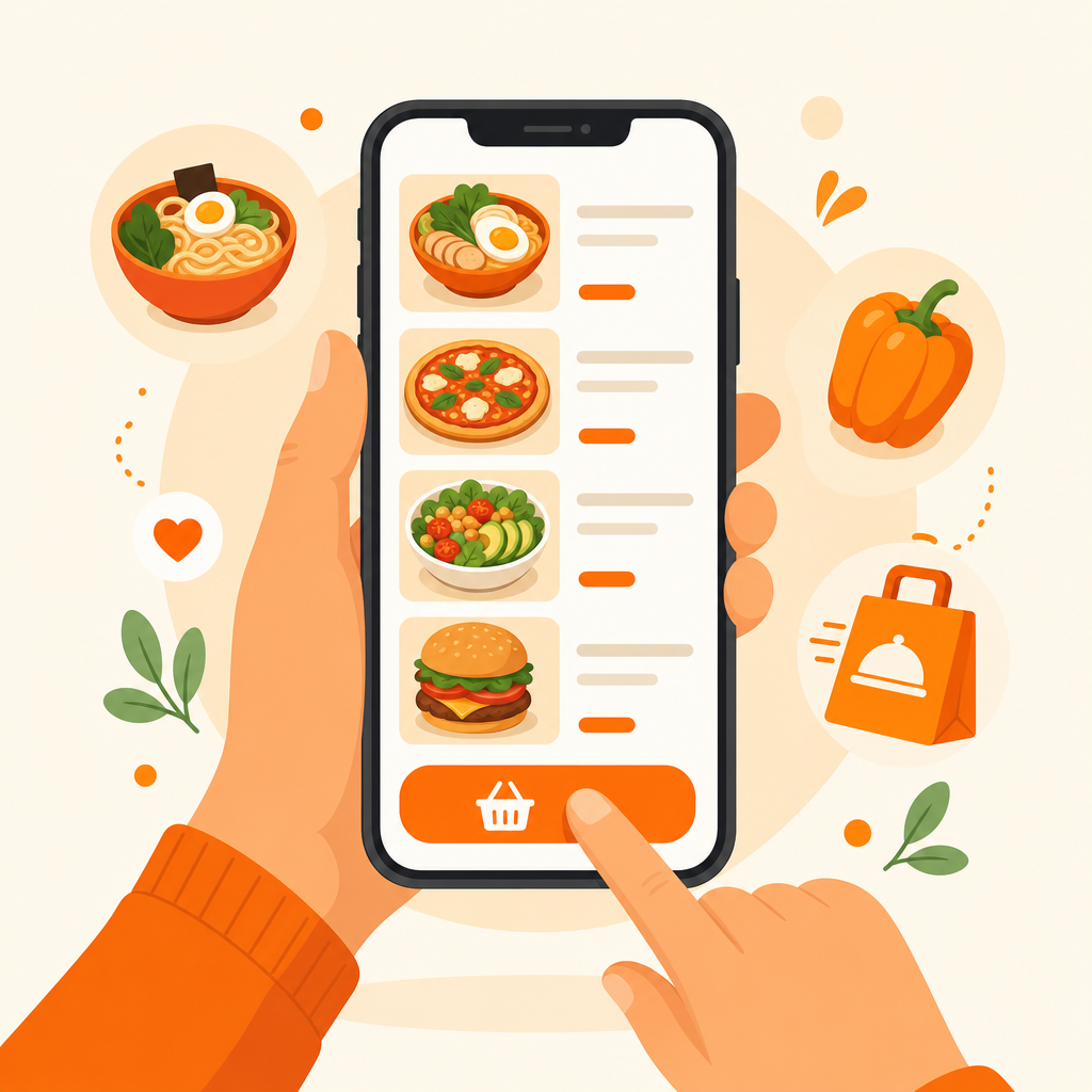 Commande dans l’application