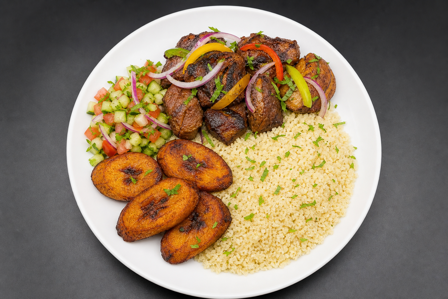 Attiéké à la viande